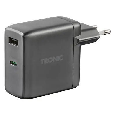 Tronic® Duální power nabíječka Usb-C PD 60W, GaN (antracitová)