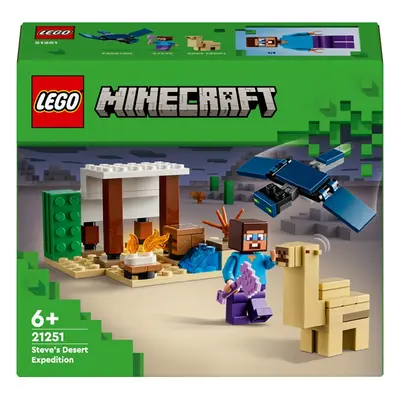 Lego Minecraft Steve a výprava do pouště