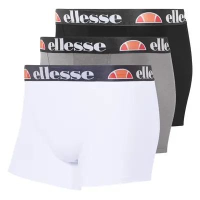 Ellesse Pánské boxerky, kusy (černá/bílá/šedá, L)