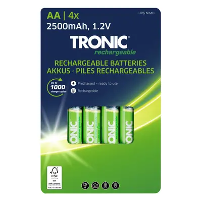 Tronic® Nabíjecí baterie Ni-MH Ready Use, kusy (aku AA)