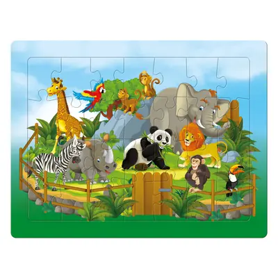 Playtive Puzzle, kusy (zoo / jízdárna)