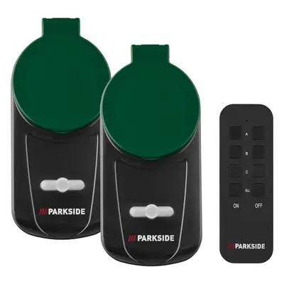 Parkside® Sada venkovních rádiově řízených zásuvek, 3dílná