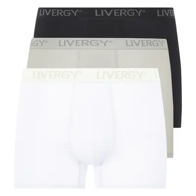 Livergy® Pánské boxerky, kusy (bílá / světle šedá / černá, 4/S)