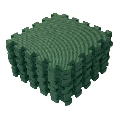 BABYDAN Podložka hrací puzzle Dark Green 90x90 cm