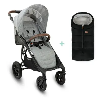 VALCO BABY Kočárek sportovní Sport Trend Black Grey marle + PETITE&MARS fusak Jibot ZDARMA