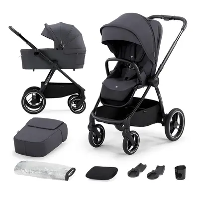 KINDERKRAFT SELECT Kočárek kombinovaný Nea 2v1 Deep Grey, Premium