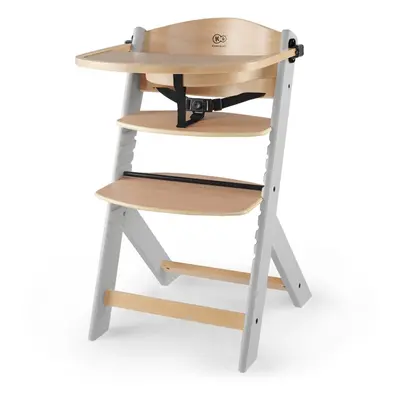 KINDERKRAFT Židlička jídelní Enock Grey wooden, Premium