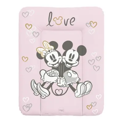 CEBA Podložka přebalovací měkká na komodu (50x70) Disney Minnie & Mickey Pink