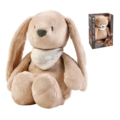 NATTOU Uspáváček plyšový hudební se světýlkem a senzorem pláče 4v1 Sleepy Bunny Beige 0m+