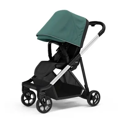 THULE Kočárek městský Shine Mallard Green on Aluminum