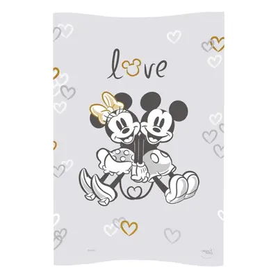 CEBA Podložka přebalovací měkká COSY (50x70) Disney Minnie & Mickey Grey