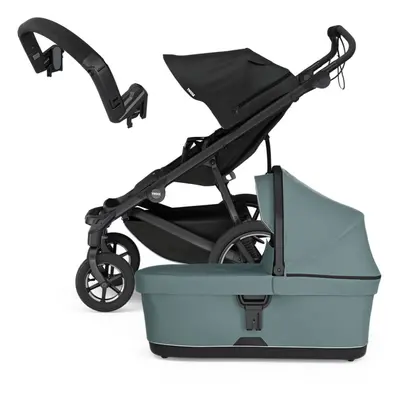 THULE Kočárek Urban Glide 4-wheel Black/Mid Blue set