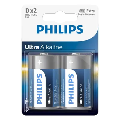 PHILIPS Baterie LR20E2B/10