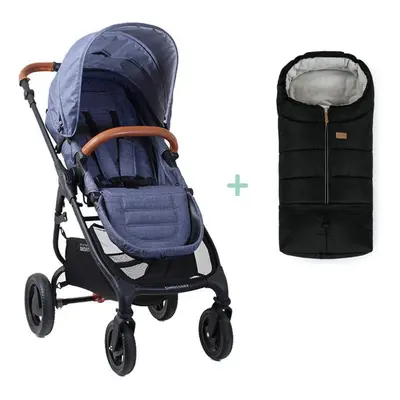 VALCO BABY Kočárek sportovní Trend Ultra Denim + PETITE&MARS fusak Jibot ZDARMA