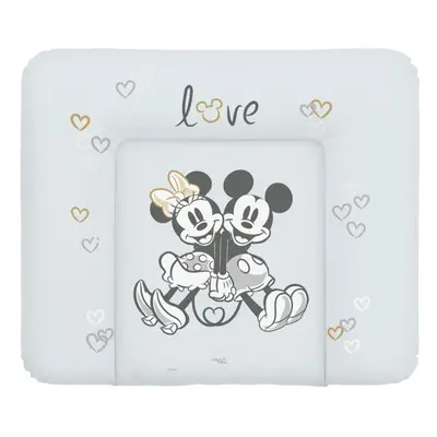 CEBA Podložka přebalovací měkká na komodu (85x72) Disney Minnie & Mickey Grey