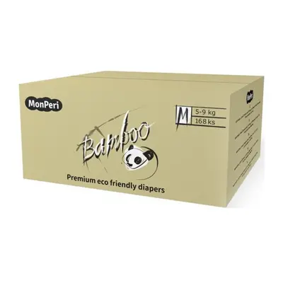 MONPERI Bamboo Pleny jednorázové eko (5-9 kg) ks - Mega Pack