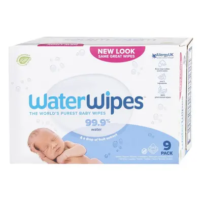 9x WATERWIPES Vlhčené ubrousky bez obsahu plastů ks ( ks )