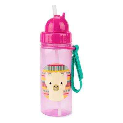 SKIP HOP Zoo Hrnek s brčkem PP bez PVC a BPA Lama 12m+