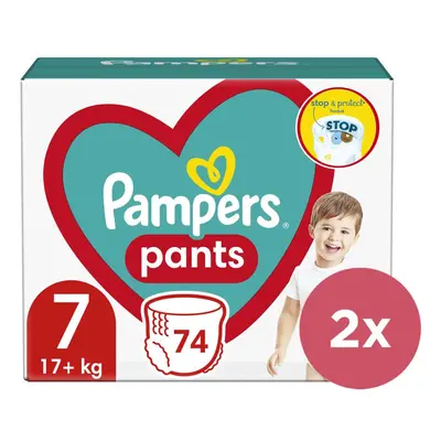 2x PAMPERS Pants Kalhotky plenkové jednorázové (17 kg+) ks - MEGA PACK