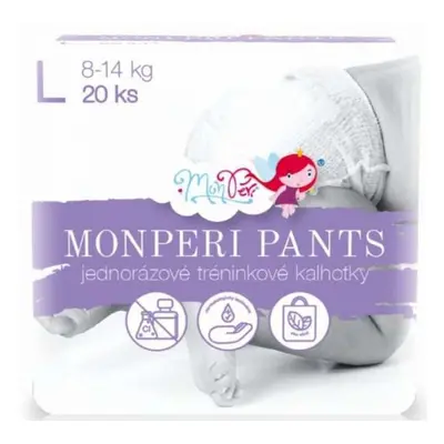 MONPERI PANTS Kalhotky plenkové jednorázové (8-14 kg) ks