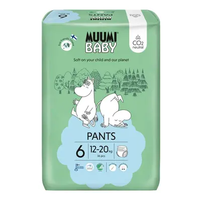 MUUMI Baby Pants Junior kg (36 ks), kalhotkové eko pleny