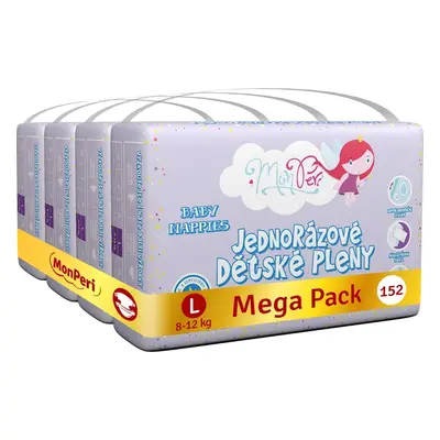 MONPERI Klasik Pleny jednorázové (8-12 kg) ks - Mega Pack