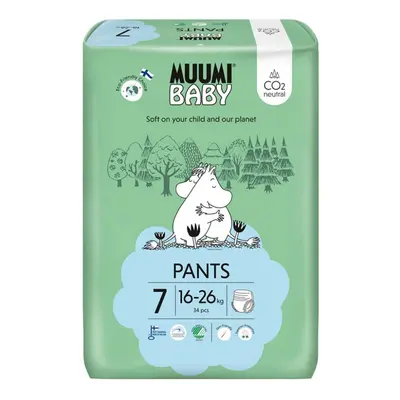 MUUMI Baby Pants XL kg (34 ks), kalhotkové eko pleny