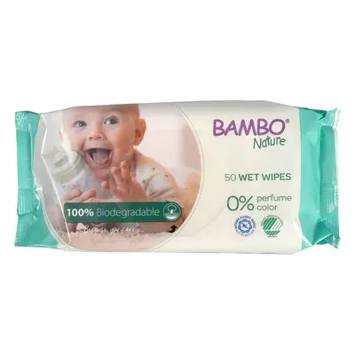 BAMBO Nature Ubrousky vlhčené biologicky rozložitelné, ks