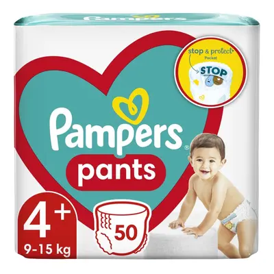 PAMPERS Active Baby-Dry Pants Kalhotky plenkové jednorázové 4+ (9-15 kg) ks - JUMBO PACK