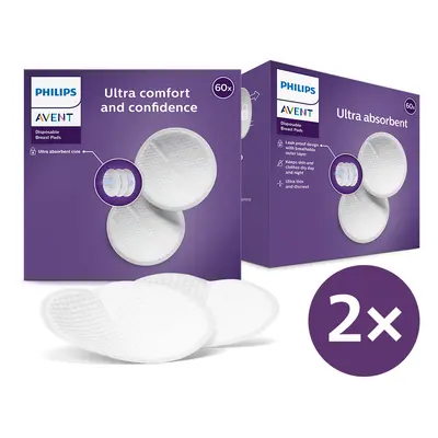 Philips AVENT Vložky prsní jednorázové 2x60 ks