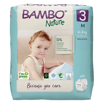 BAMBO Nature Pleny jednorázové M (4-8 kg) ks