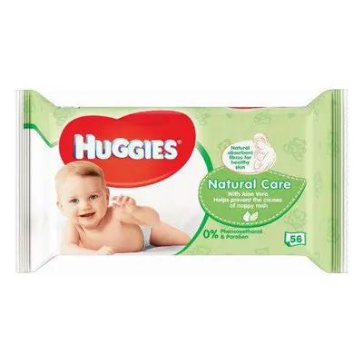 HUGGIES® Single Natural Care Ubrousky vlhčené ks