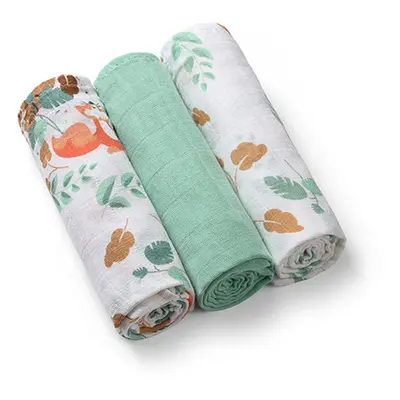 BABYONO Pleny mušelínové Super Soft ks - Mint, 70x70 cm