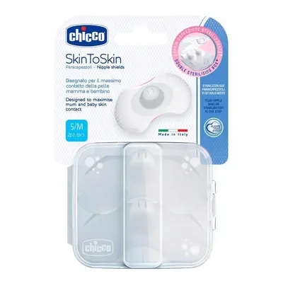 CHICCO Chránič bradavek SkinToSkin silikon ks S/M