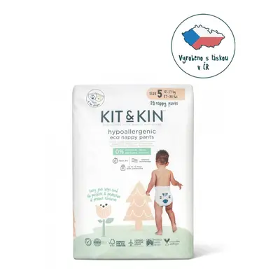 KIT & KIN Kalhotky plenkové jednorázové eko (12-17 kg) ks