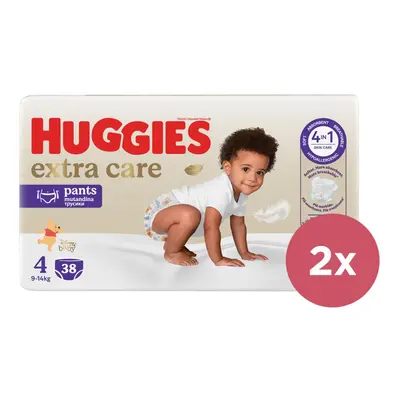 2x HUGGIES® Kalhotky plenkové jednorázové Extra Care Pants (9-14 kg) ks