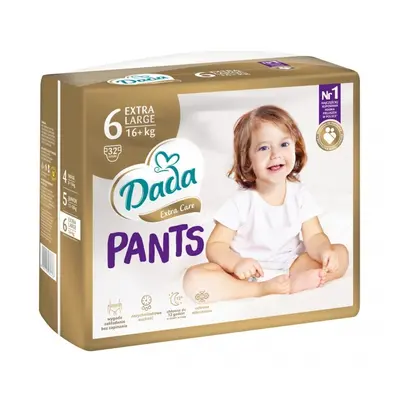 DADA Extra Care Pants Kalhotky plenkové jednorázové Extra Large (16 kg+) ks