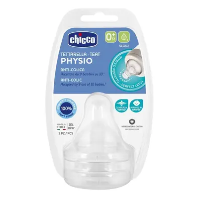 CHICCO Dudlík na láhev Perfect 5/Well-Being fyziologický pomalý průtok 0m+ ks