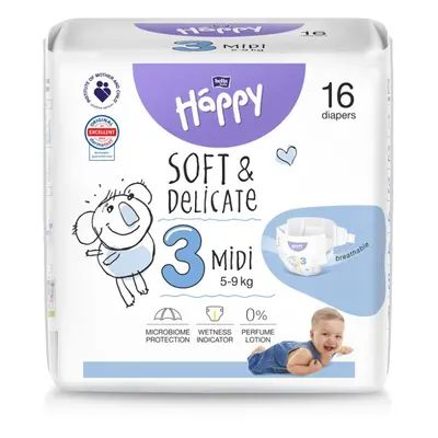 BELLA HAPPY Baby Pleny jednorázové Midi kg ks