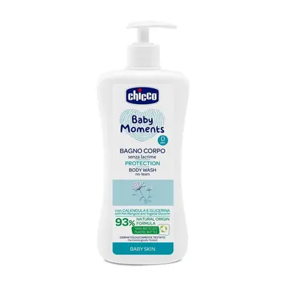 CHICCO Šampon na tělo s dávkovačem Baby Moments Protection % přírodních složek ml