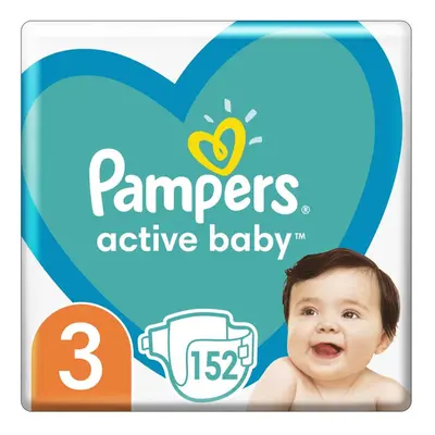 PAMPERS Active Baby Pleny jednorázové (6-10 kg) ks - MEGA PACK