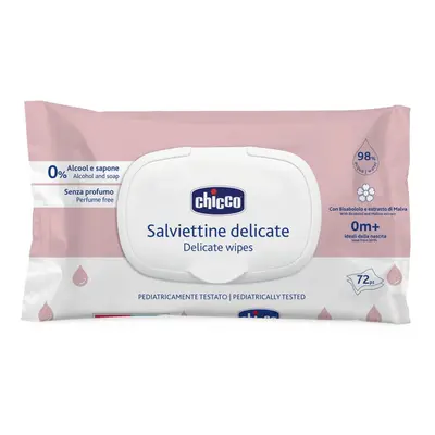 CHICCO Dětské vlhčené ubrousky Delicate s heřmánkem ks