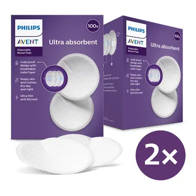 Philips AVENT Vložky prsní jednorázové 2x100 ks