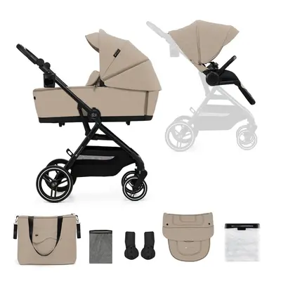 KINDERKRAFT SELECT Kočárek kombinovaný Yoxi 2v1 Sand Beige