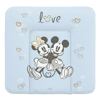 CEBA Podložka přebalovací měkká na komodu (75x72) Disney Minnie & Mickey Blue