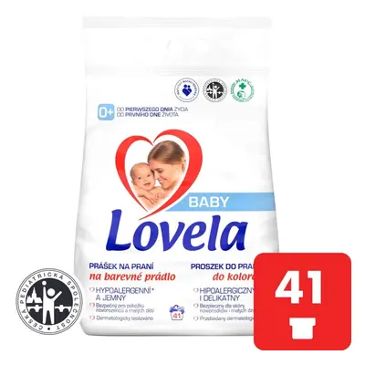 LOVELA Baby prášek na praní na barevné prádlo 4,1 kg / pracích dávek