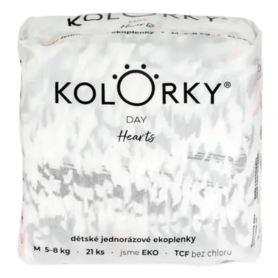 KOLORKY DAY Pleny jednorázové eko, srdce (5-8 kg) ks