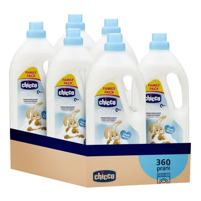 6x CHICCO Aviváž koncentrovaná Sladký Pudr 1,5 l (60 praní)