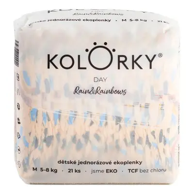 KOLORKY DAY Pleny jednorázové eko, déšť&duhy (5-8 kg) ks