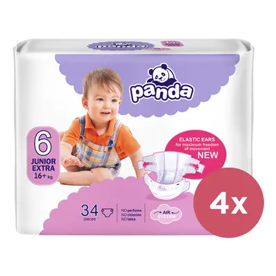 4x BELLA PANDA Pleny jednorázové Junior extra (16 kg+) ks